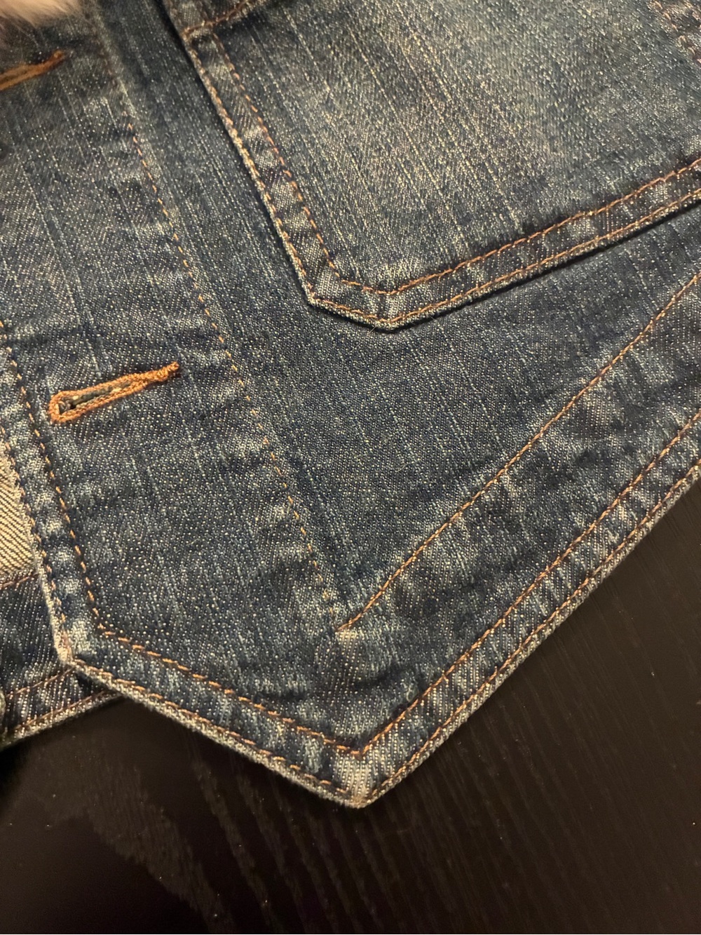 Ralph Lauren Vintage-Style Indigo Denim Jean Jacket - Picture 4 of 5